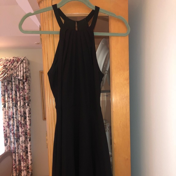 Express Chiffon Little Black Dress - Picture 2 of 5
